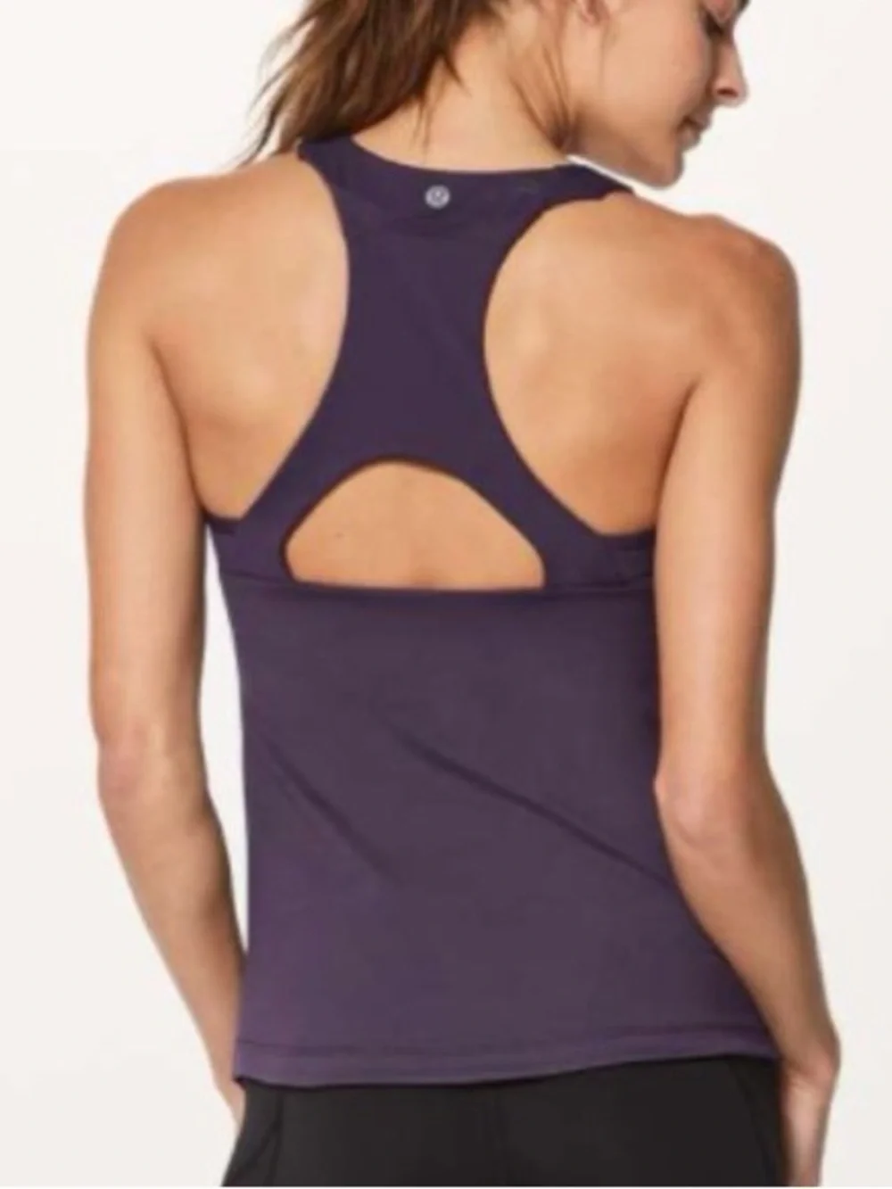 Lululemon Final‎ Lap Deep Purple Athletic Tank Top